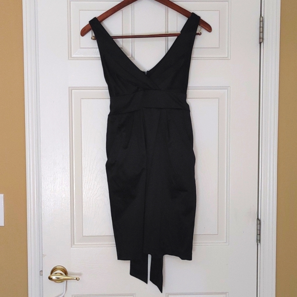 Formal black at the knee dress